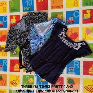 Bundle/lot: Maternity shirts/blouses